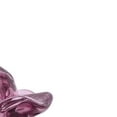 thumbnail image 4 of Hestia Pink Glass Rose 2 Stem Candle Holder With 2 Tone Black And Silver Base, 4 of 4