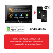 Dual Electronics DCPA901W 9-inch Certified Apple CarPlay Android Auto Wired or Wireless Single DIN Car Stereo Radio Built-in Bluetooth Sirius XM Ready New