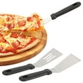 thumbnail image 3 of Gustave 2 Pieces Small Spatulas Stainless Steel Metal Mini Serving Spatula Heat-Resistant Slotted Spatula Turner Set for Kitchen Use, Cooking Pancakes Brownie Cookie, 3 of 7