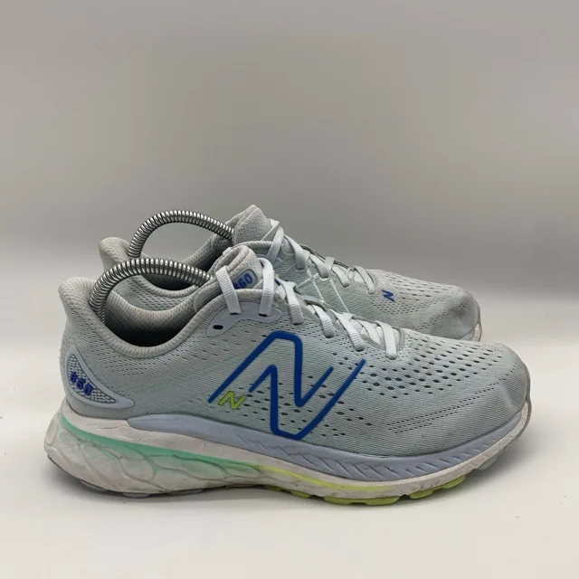 Womens Size 8.5 New Balance 860 V13 Baby Blue Running Athletic Shoes Sneakers
