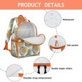 thumbnail image 4 of Pineapple Print Backpack, Functional Waterproof Lightweight Bag with Buckle, Spacious Multi-Compartment Storage, Great Gift Choice, 4 of 6