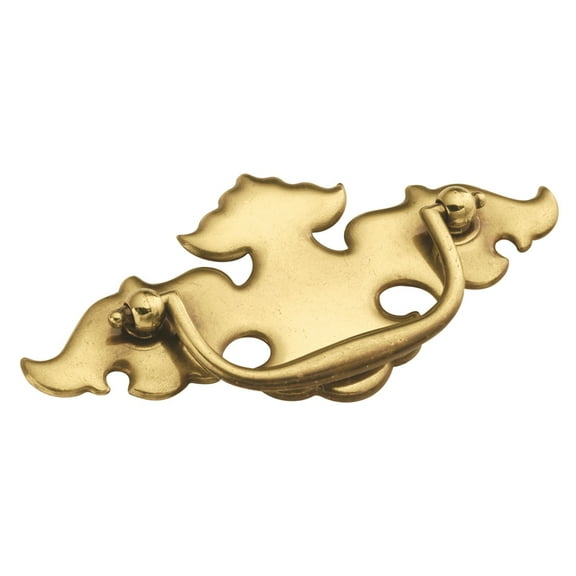 Hickory Hardware Manor House Collection Back, Bail, Pull, 3" C/C - Lancaster Hand Polished