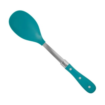 The Pioneer Woman Nylon Cooking Spoon, Deep Teal, Safe for Nonstick Cookware, Frontier Collection
