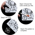 thumbnail image 4 of Large Thanksgiving Stencils 12x12 Inch Reusable Turkey Stencil Template Fall Signs Autumn Pumpkin Maple Farmhouse Stencil for Painting on Wood Wall Scrapbook Card Floor Drawing White DIY, 4 of 9