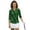 Lucky Clover, variant on Uorisanigo Lucky Clover Womens 3/4 Sleeve Golf Shirts Size S Soft Fashionable Quick Dry Athletic Polo Shirts Versatile Zipper Neck Tennis Tops Casual Outing Wear for Workout Sports