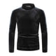 thumbnail image 1 of Top Pompotops para Hombres Fitness al aire libre Color sólido Manga larga Cuello alto, 1 of 7