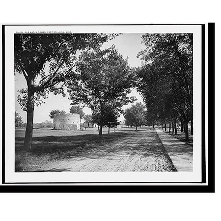 Historic Print, Old watch tower, Fort Snelling, Minn., 16" x 20"