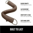 thumbnail image 3 of (2 pack) GORILLA GRIP Door Draft Stopper, 38", Blocks Air, Wind, Noise for Gaps Up to 3” Under Doors, Brown, 3 of 10