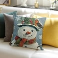 thumbnail image 3 of SHANXI Merry Christmas Decorative Pillow Covers with Throw Pillow Case for Home Sofa Bed Cushion Cover Super Soft 22x22in, 3 of 5