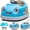 blue2, variant on 12V Electric Ride on Kids Bumper Car w/Remote Control,360 Degree Spin,Push Rod Rocker Horse Function,3-Speeds Babies & Toddlers Bumping Car Ride on Toy Gift for 1-4 Years Children- Pink