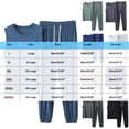 thumbnail image 3 of Men's Modal Sleepwear Sets Sleeveless Tank Top with Matching Pajama Pants Soft Comfortable Loungewear for Big Men Size 5XL Black, 3 of 5