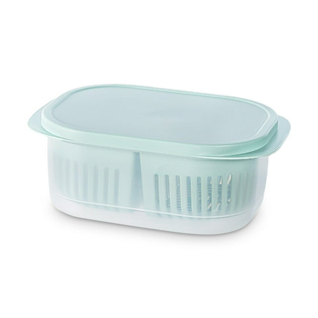 Matsuzay Organizador de refrigerador Cocina Apilable Fruta Verdura Carne Caja de cocina Cajón Contenedor de frescura de alimentos Ensaladera Organizadores de utensilios de cocina