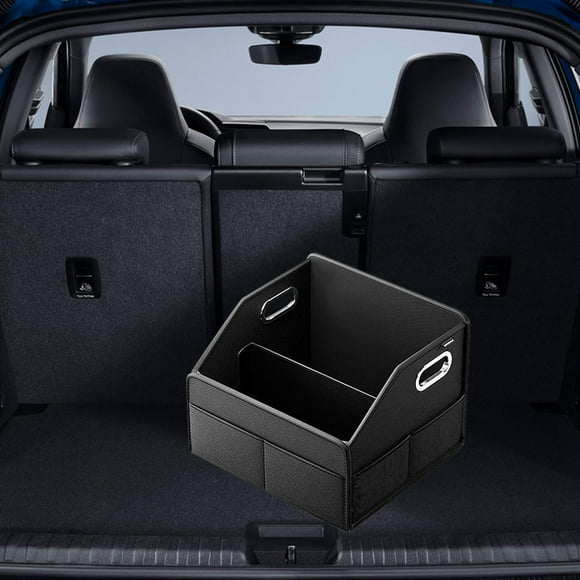 Colaxi Car Trunk Organizer Cargo Storage Box Portable Large Capacity Folding Container Bin Sides Pockets for Trucks Grocery Van