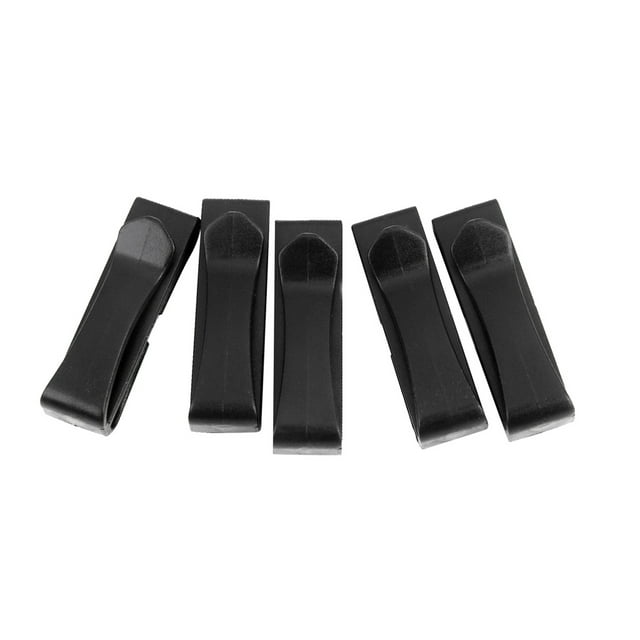 5 Boucles de Forme pour Mousqueton Sangle de Réglage de Sac à Dos Noir pour Sangle