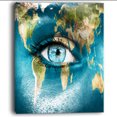 thumbnail image 2 of Design Art - Planet Earth and Blue Eye, 2 of 3