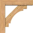thumbnail image 3 of Ekena Millwork 7 1/2"W x 36"D x 36"H Merced Block Smooth Bracket w/ Offset Brace, Western Red Cedar, 3 of 25