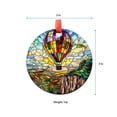 thumbnail image 5 of Hot air Balloon at The Edge of a Cliff with a View Suncatcher Indoor/Outdoor Ornament Window Hanging Handmade Suncatchers Decoration Home Garden Christmas Party Wedding 2025,, 5 of 5