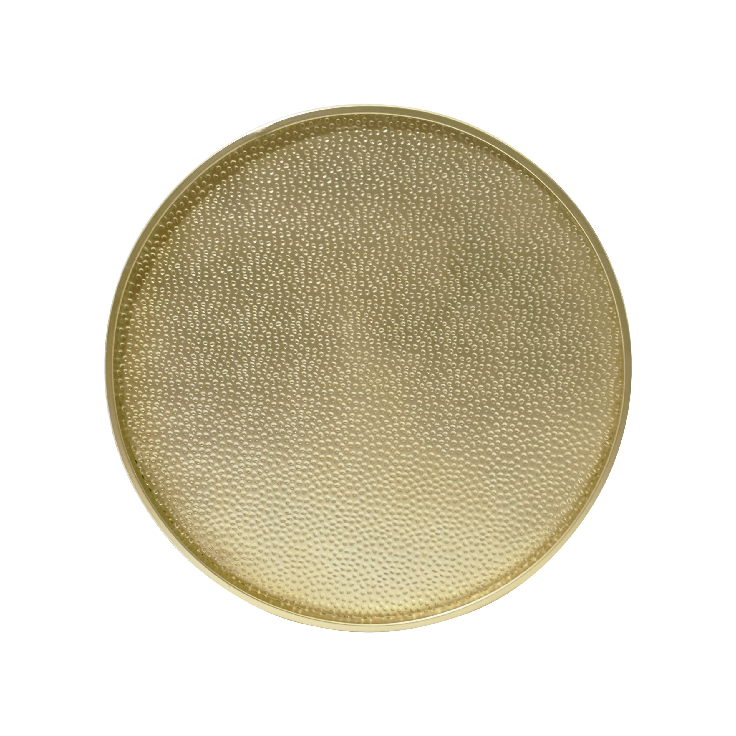Noble House Alvaro Modern 3 Piece Iron Round Accent and Coffee Table Set, Gold