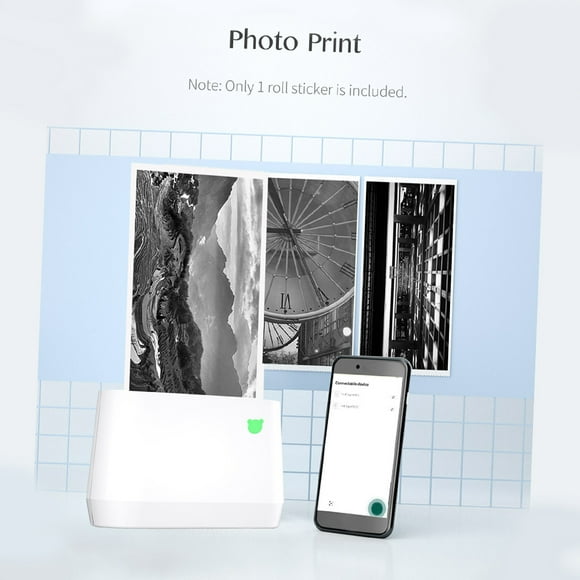 PeriPage Thermal Paper,Paper Roll Sticky Thermal Mobile Printer Max/a9s Max Bt Sticky Paper Waterproof Bt Thermal Mobile A6/a8/a9/a9s/a9 /a9 Max/a9s 56 X 30mm Waterproof A6/a8/a9 Series Eryue