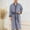 Gray, variant on Fewfanhot Mens Robe, Big and Tall Plush Fleece Cardigen Long Velvet Bath Robe for Women & Men Knee-Length Solid Color Pajama with Pockets