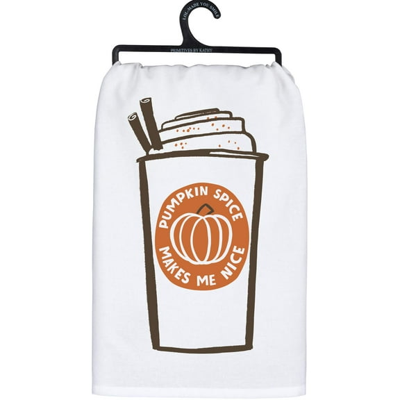 Primitives by Kathy Pumpkin Spice Dish Towel