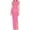 Pink, variant on Women's Crochet Knitted Maxi Dress Casual Sleeveless Hollow High Slit Beach Party Cover Up Long Dresses