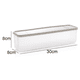 thumbnail image 2 of Refrigerador hermético/recipiente de Pasta de almacenamiento de fideos de despensa para Pasta caja de Pasta Horizontal de plástico transparente Rectangular Adepaton CPB-DE-WX449-3, 2 of 5