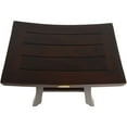 thumbnail image 2 of Compact Contemporary Teak Shower Stool in Brown Finish, 2 of 3