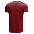 thumbnail image 4 of YYDGH Men's Short Sleeve Henley T Shirts Casual Slim Fit Summer Basic Plain Beefy Tee Shirts Red M, 4 of 4