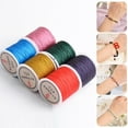 thumbnail image 5 of Cheers.US 1 Roll 0.8mm Waxed Cord Vibrant Color Woven Thread Diy Jewelry Woven Rope Thread for Weaving Necklace Bracelet Beading Jewelry, 5 of 8