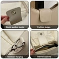 thumbnail image 3 of PU primavera nuevo color sólido bolso de la axila textura de la moda casual hombro crossbody bagkhaki, 3 of 5