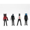 thumbnail image 4 of SKBD Mini Action Figures, Toilet Man Action Figure Horror Game Character Action Figure Model for Kids Birthday Party Cake Topper Halloween Parties Decoration, 4 of 16