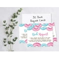 thumbnail image 3 of Inkdotpot 30Donuts He Or She Gender Reveal Baby Shower Book Request Cards Bring A Book Instead Of A Card Baby Shower Invitations Inserts Games, 3 of 6