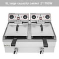 Zimtown Double Tank 3000W 23.6L 24.9QT Extra Large Electric Deep Fryer