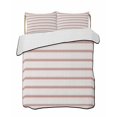 thumbnail image 2 of Quilts Full Size, Red Striped Soft Comforter Bedding Set for Bed, Rustic Red Stripe Modern Art Beige Lightweight Quilted Bedspread with Pillow Cover(2 Pieces) for All Season, 78x90 Inch, 2 of 6