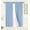 Blue, variant on 2 Piece Light Grey Light Blocking Panels White Backing Rod Pocket Window Curtain 37" W X 63" L Each Panel