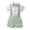 Green, variant on WOYY Infant Boys Outfits Short Sleeve Button-Down Shirt Suspenders Shorts Set, Sizes 18-24M