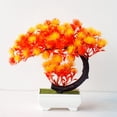thumbnail image 5 of Visland Fake Bonsai Tree Potted,Artificial Bonsai Tree with Cement Pot, Home and Office Decor, Table, Desk, Gift, 5 of 8