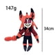 thumbnail image 1 of TV Hazbin Hotel (2024) Peluche de cosplay del pato Alastor rojo de terror, 1 of 5