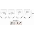 thumbnail image 4 of Orca Whale Stemless Wine Glass Set for Women and Men - 4 Pieces, 4 of 4