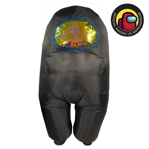 Among Us Inflatable Costume
 Among Us Inflatable Cosplay Costume Adult Halloween Black Walmart