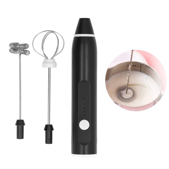 Mini Agitador Eléctrico, Acero Inoxidable Automático Eggbeater Electric Beater Alta Eficiencia Con 2 Cabezales De Huevo Para Restaurante