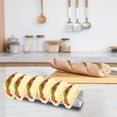 thumbnail image 4 of Matsuzay Estante para tacos en forma de V, accesorios de cocina de acero inoxidable, soporte para Pizza, estructura estable bien equilibrada para estantes Cocina y Comedor Matsuzay HA015145-00, 4 of 6