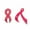 Dark Pink, variant on Satin Embroidery Pink Cancer Ribbon Self Adhesive Iron-On Applique Sticker Patch