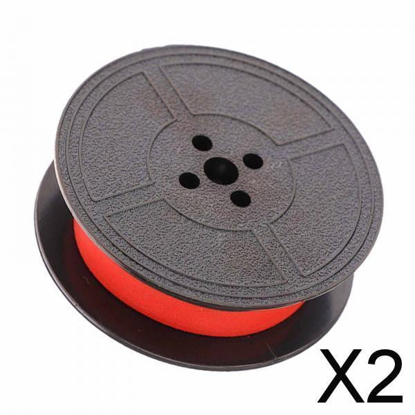 Cinta de Máquina de Escribir Colamx Universal 2 Piezas 5 cm x 500 cm Rojo y Negro