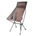 thumbnail image 3 of AQCW Outdoor Folding Moon Chair with Headrest Side Pocket Aluminum Alloy Frame Heavy Duty Lightweight Portable Camping Backpacking Hiking Collapsible Chair, 3 of 9