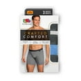 thumbnail image 3 of Fruit of the Loom Men's Crafted Comfort Boxer Briefs, 3-Pack, 3 of 14