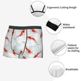 thumbnail image 3 of Vsdgher Koi Fish Corals,Spring Summer Pattern Men's Boxer Brief Underwear,Soft Funny Underwear for Men-Small, 3 of 5