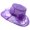Purple, variant on OOOUM Womens Wide Brim Hats Bowknot Design Upf 50 Sun Hat Breathable Fashion Elegant Wedding Hat Brown