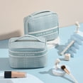 thumbnail image 2 of Convenient Zipper Toiletries Storage Small Fragrance Series Hand Clear Bags Cosmetic Bag Make Up Bag Beauty Case Storage Bag 01, 2 of 8